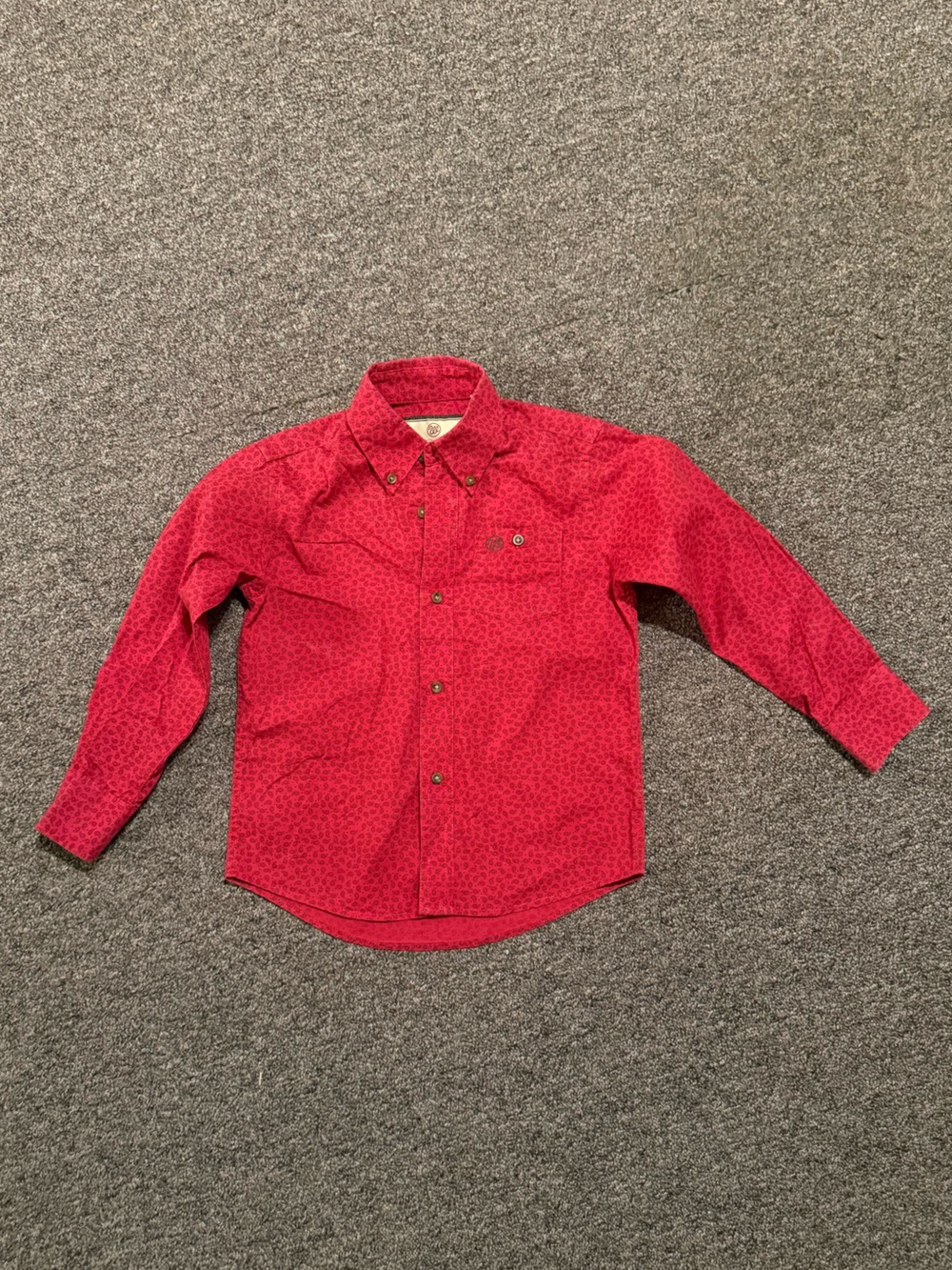 Wrangler Red Button-Front Jean Jacket